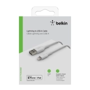 کابل تبدیل لایتنینگ به USB-A بلکین مدل CAA001bt1MWH طول 1 متر 3