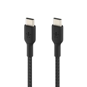 کابل شارژ سریع USB-C به USB-C بلکین مدل CAB004bt1MBK با روکش بافته و طول 1متر 5