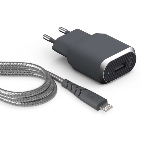 شارژر دیواری فورس مدل FPCSMFIN1.2MG به همراه کابل USB-A به لایتنینگ