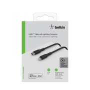 کابل شارژ سریع USB-C به لایتنینگ بلکین مدل CAA003bt1MBK طول 1 متر