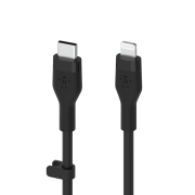 کابل شارژ سریع USB-C به لایتنینگ بلکین مدل CAA009bt3MBK طول 3 متر 4