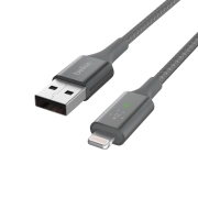 کابل تبدیل لایتنینگ به USB-A بلکین مدل CAA007bt04GR طول 1٫2 متر 2