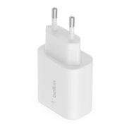 شارژر دیواری شارژ سریع 25 وات بلکین مدل WCA004vfWH با خروجی USB-C