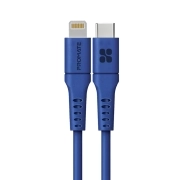 کابل USB-C به لایتنینگ شارژ سریع پرومیت به طول 1.2 متر مدل POWERLINK-120.BLUE