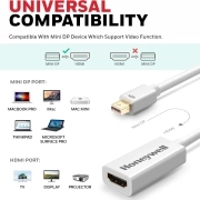 مبدل پورت Mini Display به HDMI هانیول مدل HC000002/ADP/WHT 3