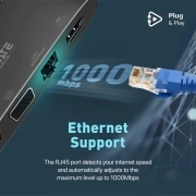 هاب USB-C پرومیت مدل MEDIAHUB-C6 با 6 درگاه خروجی 1