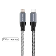 کابل تبدیل USB-C به لایتنینگ هانیول به طول 1/2 متر مدل HC000040/CBL/1.2M/GRY/B