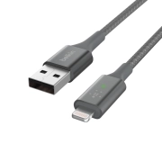 کابل تبدیل لایتنینگ به USB-A بلکین مدل CAA007bt04GR طول 1٫2 متر 4