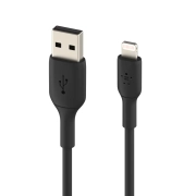 کابل شارژ سریع لایتنینگ به USB-A بلکین مدل CAA001bt3MBK طول 3 متر 2