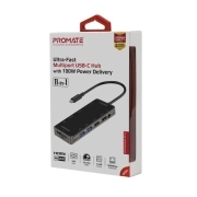 هاب USB-C پرومیت مدل PRIMEHUB-PRO با 11 درگاه خروجی 2