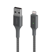 کابل تبدیل لایتنینگ به USB-A بلکین مدل CAA007bt04GR طول 1٫2 متر 4