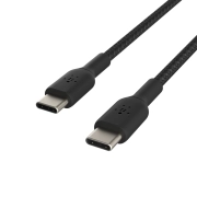 کابل شارژ سریع USB-C به USB-C بلکین مدل CAB004bt1MBK با روکش بافته و طول 1متر 3