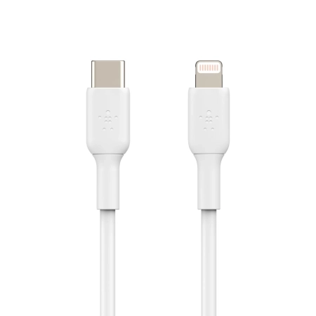 کابل شارژ سریع USB-C به لایتنینگ بلکین طول 1 متر مدل CAA003bt1MWH