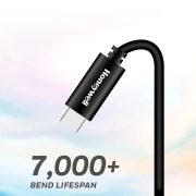 کابل تبدیل USB-A به USB-C هانیول مدل HC000032/CBL/C2.0/1.2M/BLK/NB طول 1/2 متر