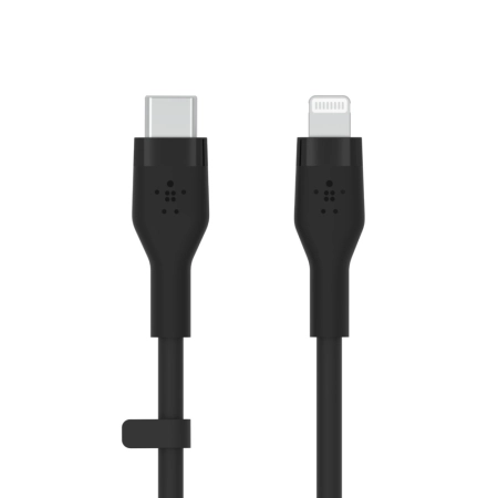 کابل شارژ سریع USB-C به لایتنینگ بلکین طول 1 متر مدل CAA009bt1MBK