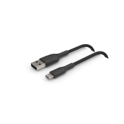 کابل شارژ سریع USB-A به Micro-USB بلکین مدل CAB007bt1MBK با روکش بافته و طول 1 متر 2