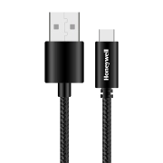 کابل شارژ USB-A به USB-C هانیول به طول 1/2 متر مدل HC000033/CBL/C2.0/1.2M/BLK/B