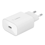 شارژر دیواری شارژ سریع 25 وات بلکین مدل WCA004vfWH با خروجی USB-C