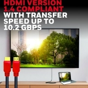 کابل HDMI هانیول مدل HC000007/HDM/20M/BLK طول 20 متر 2