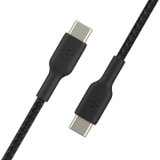 کابل شارژ سریع USB-C به USB-C بلکین مدل CAB004bt1MBK با روکش بافته و طول 1متر 2