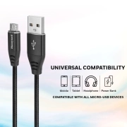 کابل تبدیل USB به MicroUSB هانیول مدل HC000023/CBL/1.2M/BLK/B طول 1٫2 متر 2