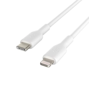 کابل شارژ سریع USB-C به لایتنینگ بلکین مدل CAA003bt1MWH طول 1 متر 3