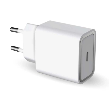 شارژر دیواری فورس مدل Port USB-C PD 25W Recycled Charger - سفید