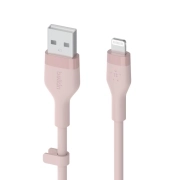 کابل شارژ سریع USB-A به لایتنینگ بلکین مدل CAA008bt1MPK طول 1 متر