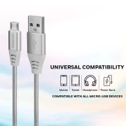 کابل تبدیل USB به micro USB هانیول مدل HC000025/CBL/1.2M/WHT/B طول 1٫2 متر 2