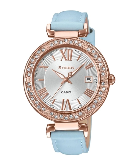 ساعت مچی زنانه کاسیو SHEEN مدل SHE-4057 - بند چرم