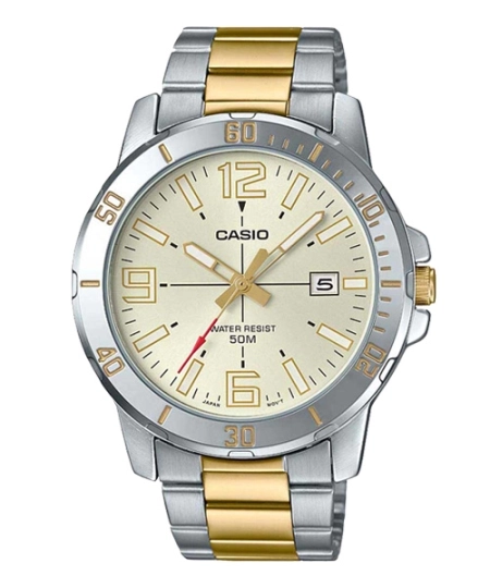 ساعت مچی مردانه کاسیو مدل CASIO-MTP-VD01SG-9B