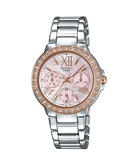 ساعت مچی زنانه SHEEN کاسیو مدل CASIO - SHE-3052SG-4A