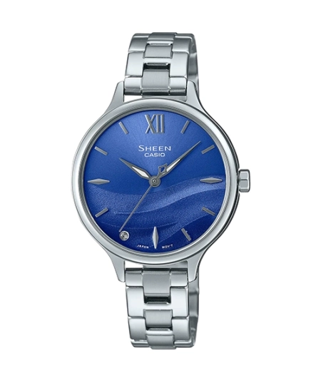 ساعت مچی زنانه کاسیو SHEEN مدل SHE-4550 - بند استیل ضد زنگ