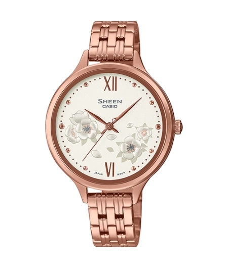 ساعت مچی زنانه کاسیو SHEEN مدل SHE-4551 - بند استیل ضد زنگ