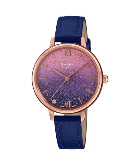ساعت مچی زنانه کاسیو SHEEN مدل SHE-4548 - بند چرم