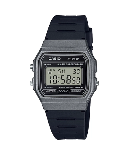ساعت مچی مردانه کاسیو مدل CASIO-F-91WM-1BDF