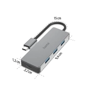 هاب USB-C هاما مدل 4047443436795 با چهار پورت