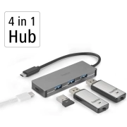 هاب USB-C هاما مدل 4047443436795 با چهار پورت 2