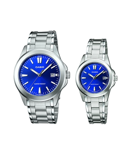 ست ساعت زنانه و مردانه کاسیو مدل MTP-1215A-2A2 و LTP-1215A-2A2