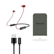 میز کار هوشمند:‌ شارژ بی‌سیم، کابل شارژ و هدفون بی‌سیم هانیول