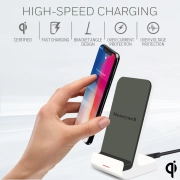 بسته پیشنهادی پنج:‌ شارژ بی‌سیم، کابل شارژ و هدفون بی‌سیم هانیول 4