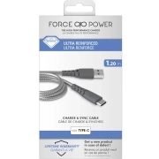 کابل شارژ USB-A به USB-C فورس به طول 1.2 متر مدل FPCBLAC1.2MG Ultra-reinforced Cable 4