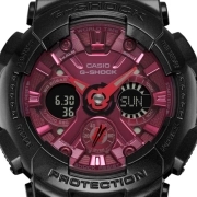 ساعت مچی زنانه G-SHOCK سایز متوسط مدل CASIO-GMA-S120RB-1ADR