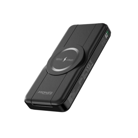 پاوربانک بی سیم پرومیت مدل POWERPACK-FOLD با ظرفیت 10000 میلی آمپر ساعت