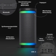 اسپیکر بلوتوثی قابل حمل سونی مدل SRS-XP700 4