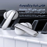 هندزفری بلوتوث (ایربادز بی‌سیم) هایلو مدل W1-White