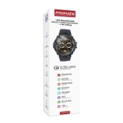 ساعت هوشمند پرومیت مدل XWATCH-R19.GREY با صفحه گرد و قابلیت تماس بلوتوثی 6