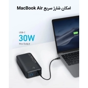 پاوربانک انکر 347 مدل PowerCore 40K A1377 ظرفیت 40000 میلی آمپر ساعت- مشکی 2