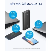 پاوربانک انکر 45 وات به ظرفیت 26800 میلی آمپر ساعت به همراه شارژر PowerCore 30 وات (B1376) 7