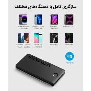 پاوربانک انکر 323 مدل PowerCore PIQ A1334 ظرفیت 10000 میلی آمپر ساعت- مشکی 2